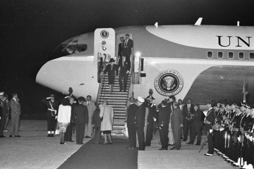 Presidente Ronald Reagan - Venezia (negativo) di Ceolin, Elio (studio fotografico) (ultimo quarto XX)