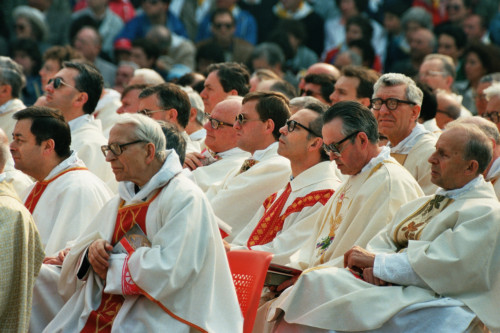 Papa Giovanni Paolo II - Verona (negativo) di Ceolin, Elio (ultimo quarto sec. XX)