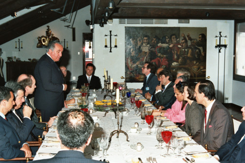 Carlo Bernini - Vertice Economico - Venezia - 1987 (negativo) di Ceolin, Elio (studio fotografico) (ultimo quarto XX)