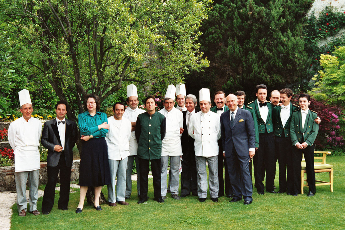 Hotel Villa Cipriani - Visita Regina Madre - Asolo (negativo) di Ceolin, Elio (ultimo quarto sec. XX)