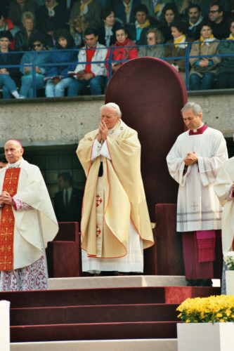 Papa Giovanni Paolo II - Verona (negativo) di Ceolin, Elio (ultimo quarto sec. XX)
