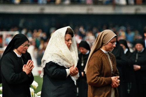 Papa Giovanni Paolo II - Verona (negativo) di Ceolin, Elio (ultimo quarto sec. XX)