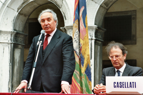 Palazzo Ducale <Venezia> - Cortile (negativo) di Ceolin, Elio (ultimo quarto sec. XX)