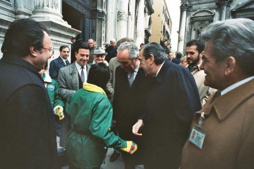 Raùl Ricardo Alfonsin - Carlo Bernini - Venezia (negativo) di Ceolin, Elio (studio fotografico) (ultimo quarto XX)