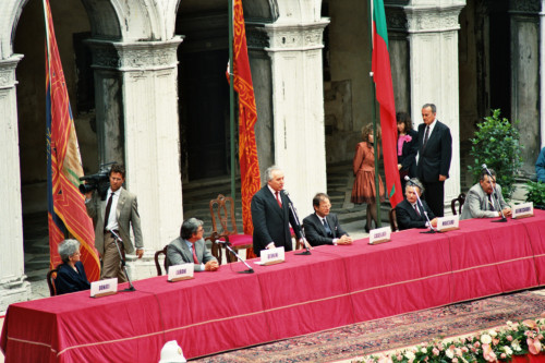 Carlo Bernini - Nereo Laroni - Roumen Katintcharov (negativo) di Ceolin, Elio (ultimo quarto sec. XX)