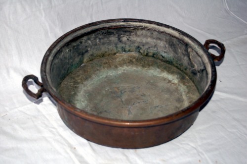 tegame - produzione artigianale ramaio (sec. XX prima metà)