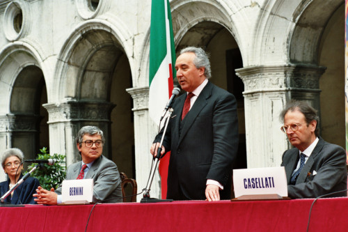 Palazzo Ducale <Venezia> - Cortile (negativo) di Ceolin, Elio (ultimo quarto sec. XX)