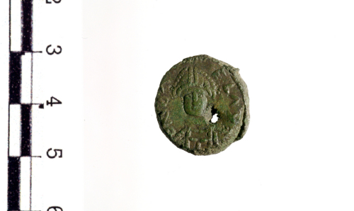 moneta - 10 nummi (sec. VI d.C.)