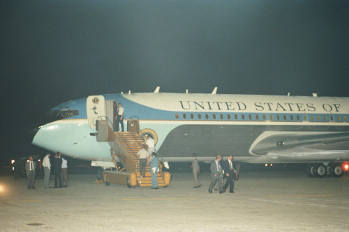 Presidente Ronald Reagan - Venezia (negativo) di Ceolin, Elio (studio fotografico) (ultimo quarto XX)