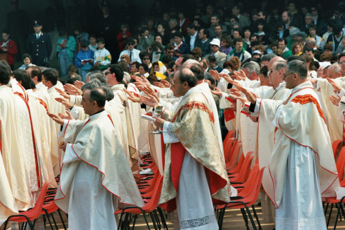 Papa Giovanni Paolo II - Verona (negativo) di Ceolin, Elio (ultimo quarto sec. XX)