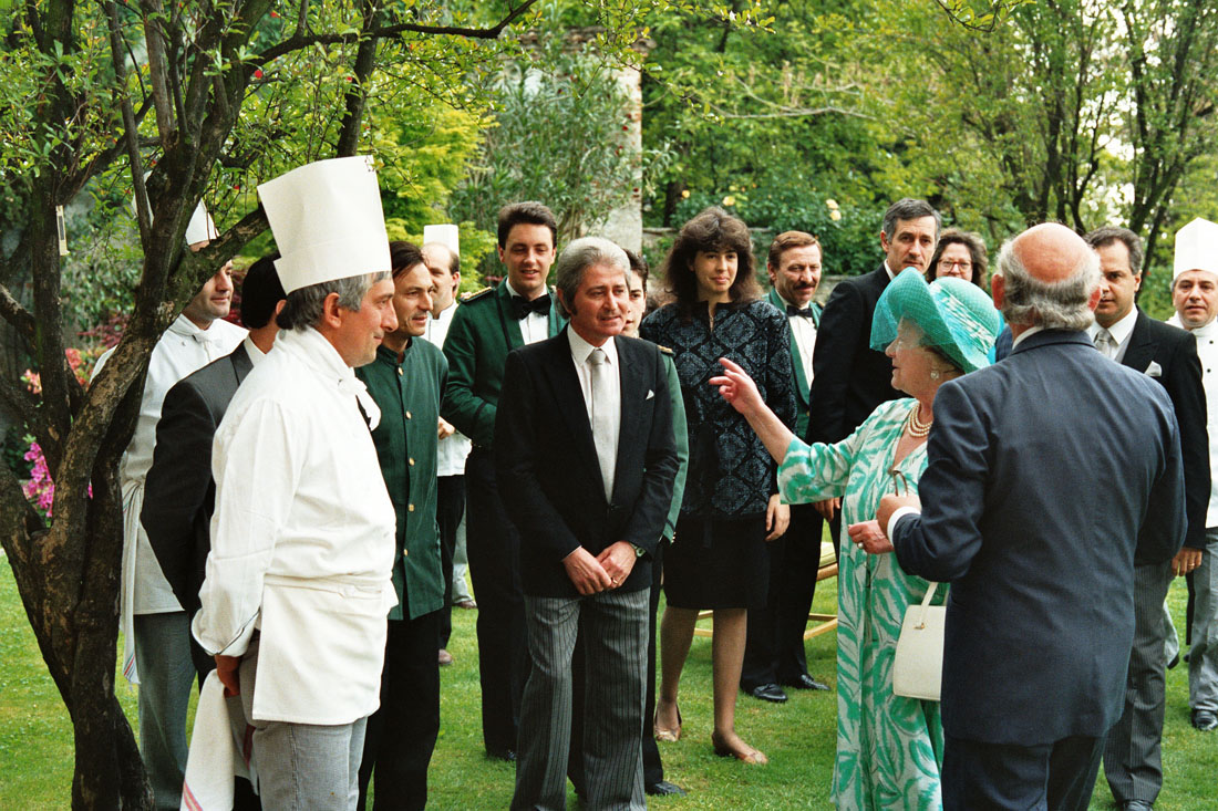 Hotel Villa Cipriani - Visita Regina Madre - Asolo (negativo) di Ceolin, Elio (ultimo quarto sec. XX)
