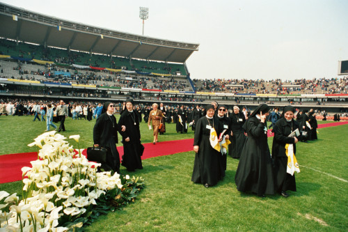 Papa Giovanni Paolo II - Verona (negativo) di Ceolin, Elio (ultimo quarto sec. XX)