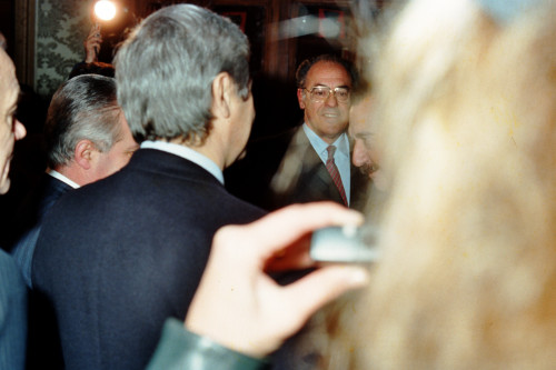 Raùl Ricardo Alfonsin - Venezia (negativo) di Ceolin, Elio (studio fotografico) (ultimo quarto XX)