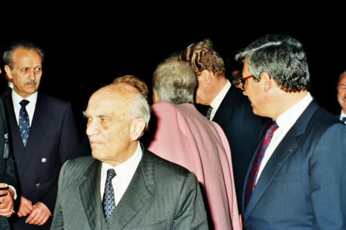 Presidente Ronald Reagan - Venezia (negativo) di Ceolin, Elio (studio fotografico) (ultimo quarto XX)