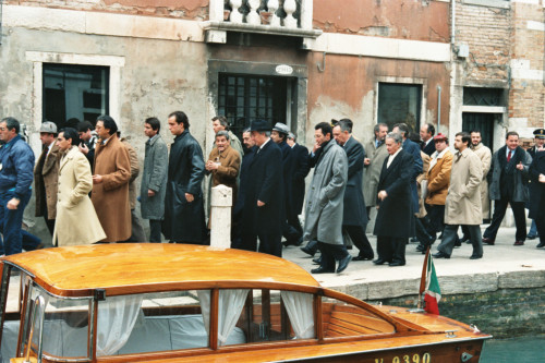 Raùl Ricardo Alfonsin - Carlo Bernini - Venezia (negativo) di Ceolin, Elio (studio fotografico) (ultimo quarto XX)