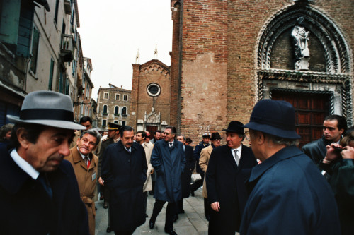 Raùl Ricardo Alfonsin - Carlo Bernini - Venezia (negativo) di Ceolin, Elio (studio fotografico) (ultimo quarto XX)