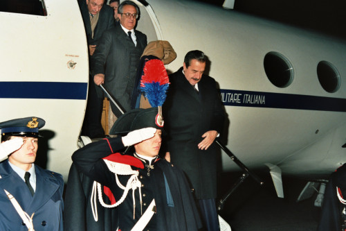 Raùl Ricardo Alfonsin - Venezia (negativo) di Ceolin, Elio (studio fotografico) (ultimo quarto XX)