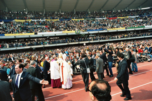 Papa Giovanni Paolo II - Verona (negativo) di Ceolin, Elio (ultimo quarto sec. XX)