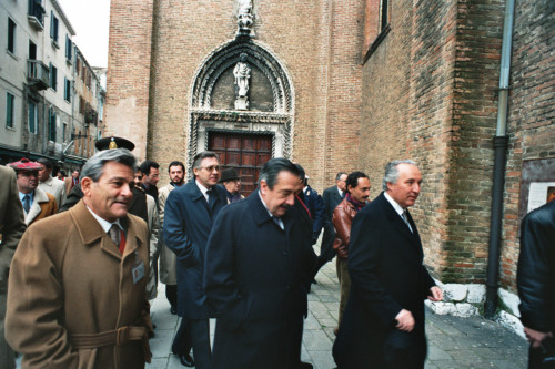 Raùl Ricardo Alfonsin - Carlo Bernini - Venezia (negativo) di Ceolin, Elio (studio fotografico) (ultimo quarto XX)