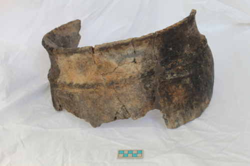 olla/ forma parzialmente ricostruibile - Età del Bronzo recente/ ambito culturale centro-settentrionale/produzione locale (XIII secolo a. C. - prima metà XII secolo a. C.)