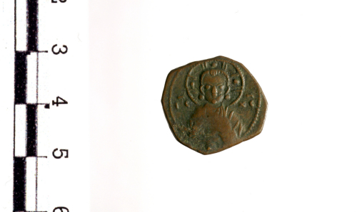 moneta - mezzo tetarteron (sec. XII d.C.)