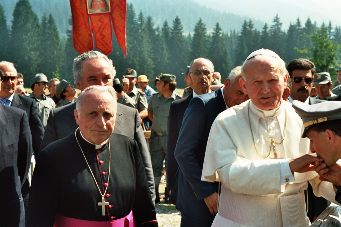 Papa Giovanni Paolo II - Val Visdende (negativo) di Ceolin, Elio (ultimo quarto sec. XX)