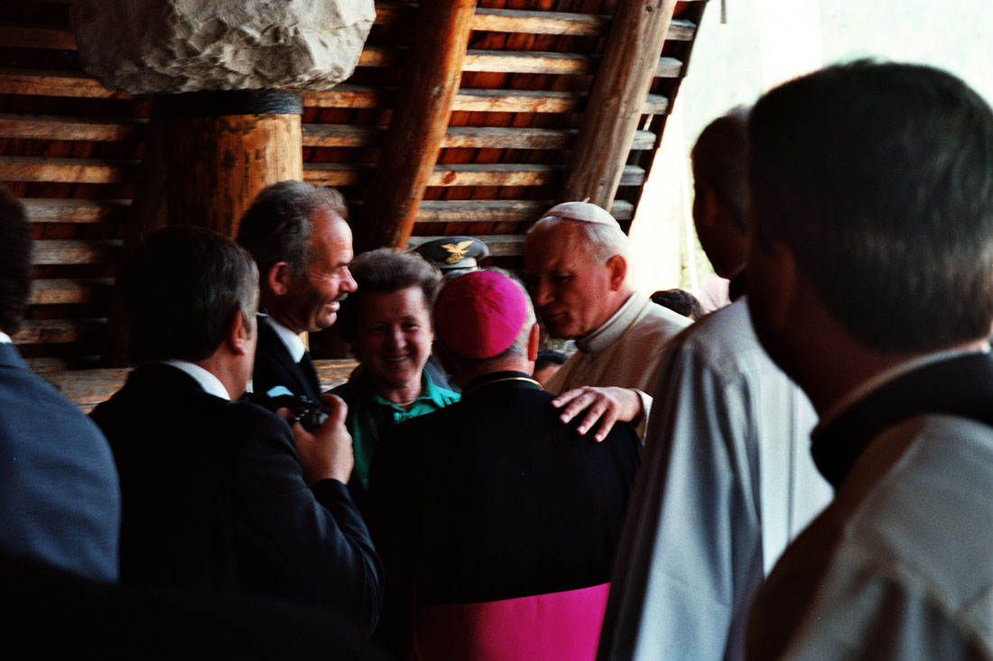 Papa Giovanni Paolo II - Val Visdende (negativo) di Ceolin, Elio (ultimo quarto sec. XX)