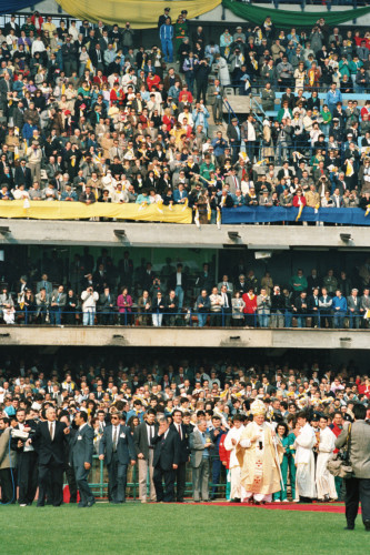 Papa Giovanni Paolo II - Verona (negativo) di Ceolin, Elio (ultimo quarto sec. XX)