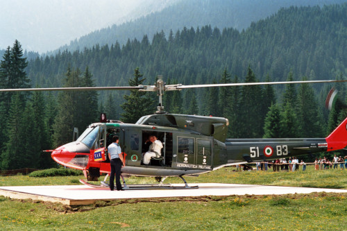 Papa Giovanni Paolo II - Vescovo Ducoli Maffeo - Val Visdende (negativo) di Ceolin, Elio (ultimo quarto sec. XX)