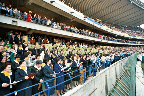 Papa Giovanni Paolo II - Verona (negativo) di Ceolin, Elio (ultimo quarto sec. XX)