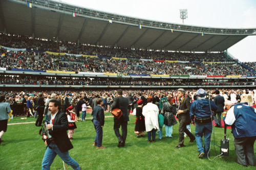 Papa Giovanni Paolo II - Verona (negativo) di Ceolin, Elio (ultimo quarto sec. XX)