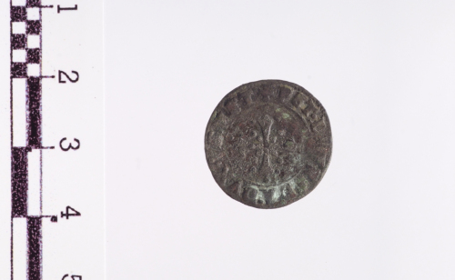 moneta - sesino (terzo quarto sec. XVI d.C.)