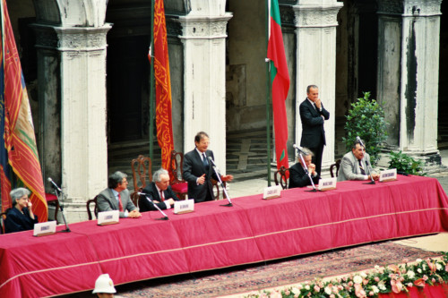 Pubblico - Palazzo Ducale <Venezia> (negativo) di Ceolin, Elio (ultimo quarto sec. XX)