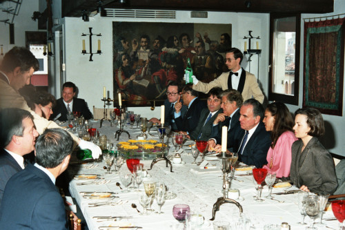 Umberto Carraro- Vertice Economico - Venezia - 1987 (negativo) di Ceolin, Elio (studio fotografico) (ultimo quarto XX)