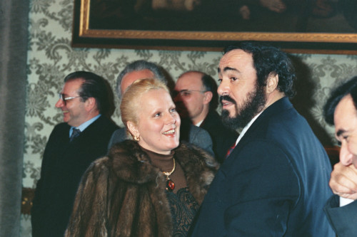Luciano Pavarotti - Katia Ricciarelli secondo sguardo - Venezia (negativi) di Ceolin, Elio (ultimo quarto sec. XX)