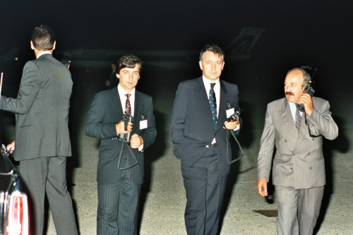 Presidente Ronald Reagan - Venezia (negativo) di Ceolin, Elio (studio fotografico) (ultimo quarto XX)