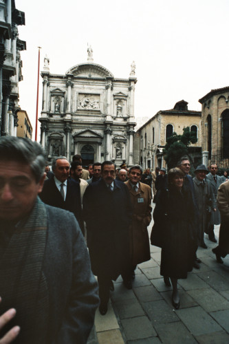 Raùl Ricardo Alfonsin - Carlo Bernini - Venezia (negativo) di Ceolin, Elio (studio fotografico) (ultimo quarto XX)