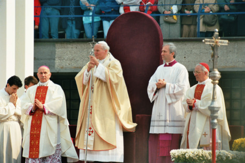 Papa Giovanni Paolo II - Verona (negativo) di Ceolin, Elio (ultimo quarto sec. XX)