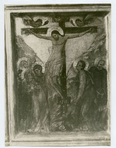 Arte sacra - Dipinti - Crocifissione - 1920-1925 (positivo) di Opiglia, Pietro (attr.) (XX)