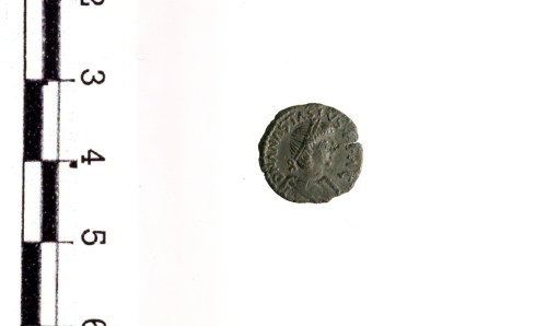 moneta - quarto di siliqua (sec. VI d.C.)