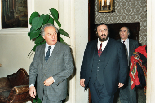 Luciano Pavarotti - Carlo Bernini- Venezia (negativi) di Ceolin, Elio (ultimo quarto sec. XX)