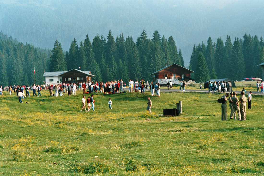 Fedeli - Malghe - Val Visdende (negativo) di Ceolin, Elio (ultimo quarto sec. XX)