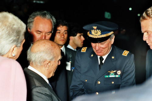 Presidente Ronald Reagan - Venezia (negativo) di Ceolin, Elio (studio fotografico) (ultimo quarto XX)