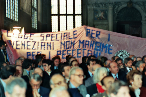 Palazzo Ducale <Venezia> - Sala dello Scrutinio (negativo) di Ceolin, Elio (studio fotografico) (ultimo quarto XX)