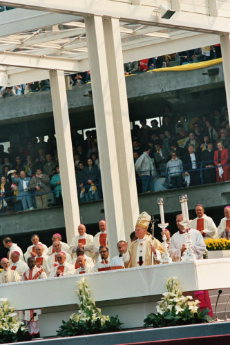 Papa Giovanni Paolo II - Verona (negativo) di Ceolin, Elio (ultimo quarto sec. XX)