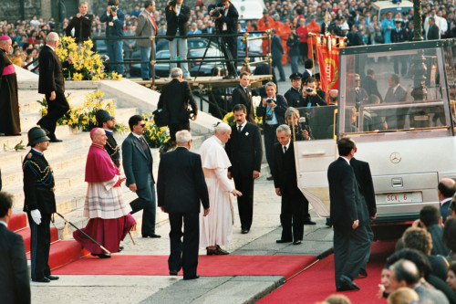 Papa Giovanni Paolo II - Verona (negativo) di Ceolin, Elio (ultimo quarto sec. XX)