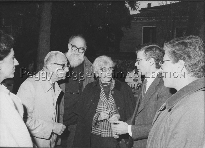 Palazzo Venier dei Leoni - giardino (positivo) di Interpress Venezia (fine XX)