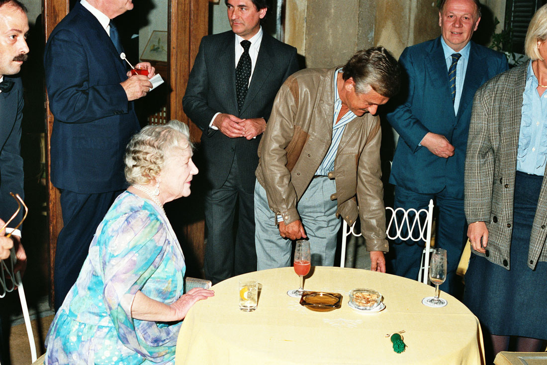 Hotel Villa Cipriani - Visita Regina Madre - Asolo (negativo) di Ceolin, Elio (ultimo quarto sec. XX)