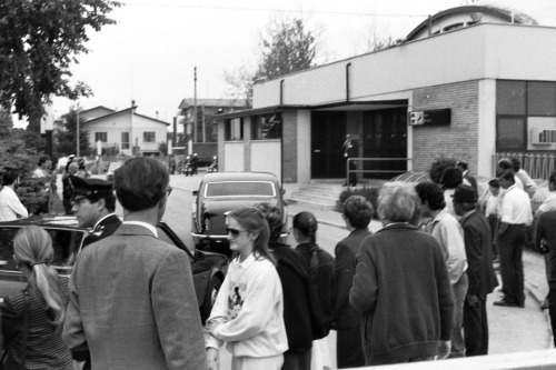 Aeroporto - Visita Regina Madre - Treviso (negativo) di Ceolin, Elio (ultimo quarto sec. XX)