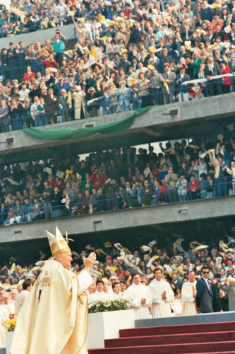 Papa Giovanni Paolo II - Verona (negativo) di Ceolin, Elio (ultimo quarto sec. XX)